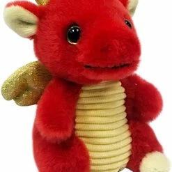 Petooties - 4" Fantasy Mini Plush W3 25 Petooties - 4" Fantasy Mini Plush W3 -BEANIE BOOS Shop 05 Petooties Fantasy 4in Series red dragon 62351.1611100779