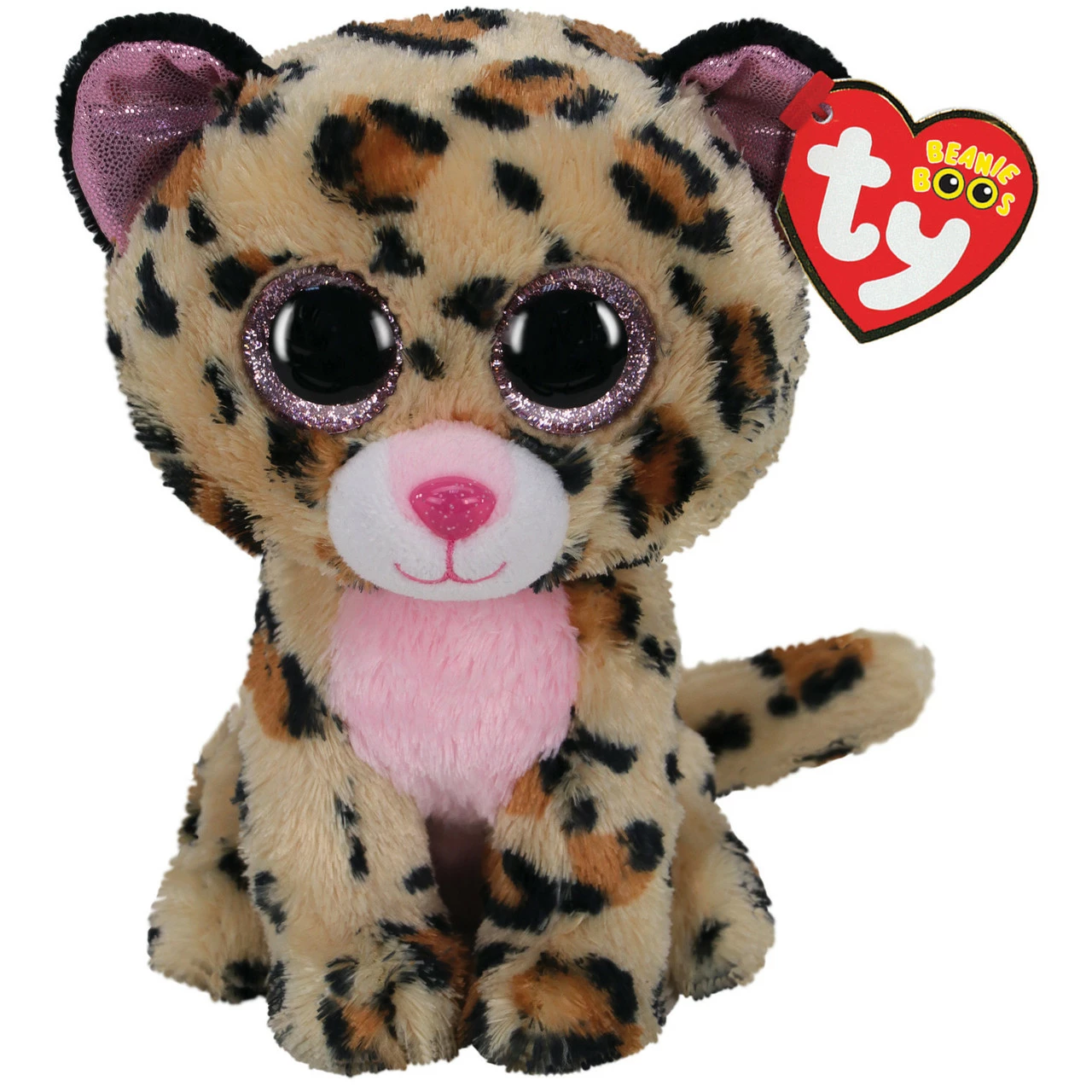 Ty Beanie Boos Reg Livvie Leopard 3 Ty Beanie Boos Reg Livvie Leopard