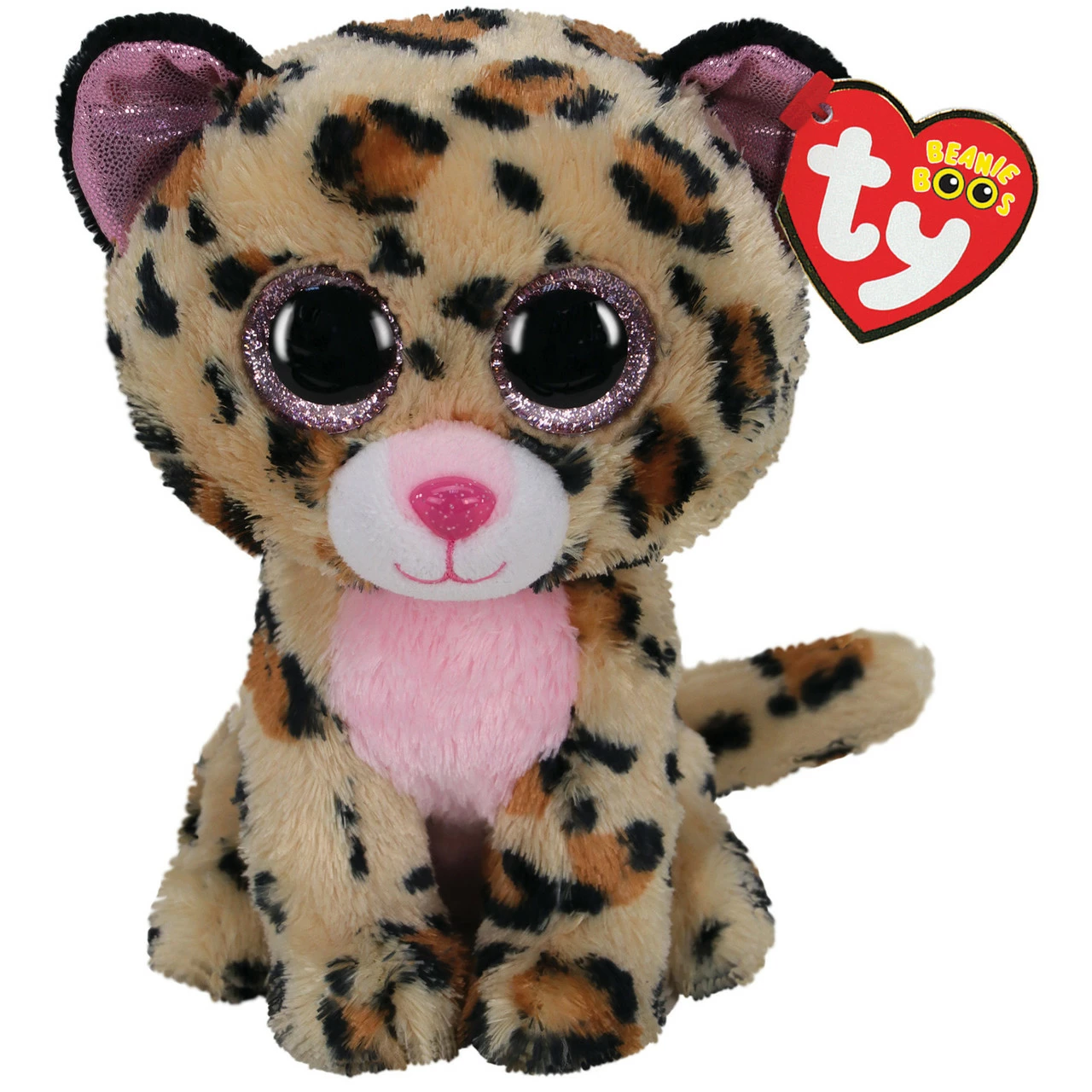 Ty Beanie Boos Med Livvie Leopard 3 Ty Beanie Boos Med Livvie Leopard