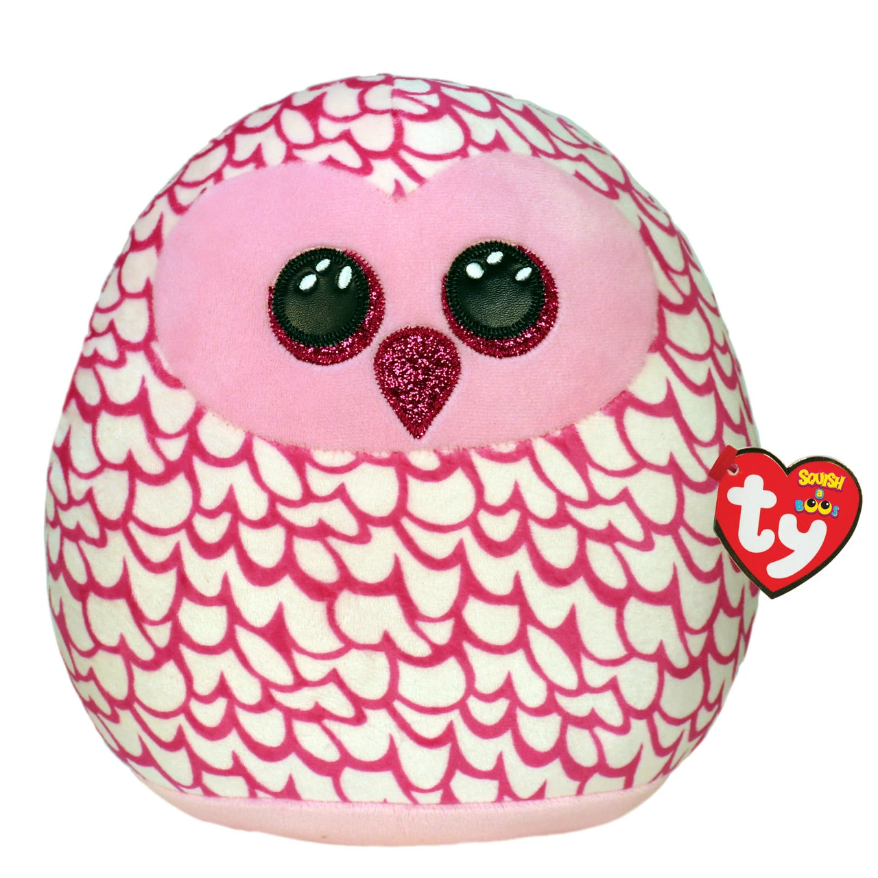 Ty Squish A Boo 10" Pinky Owl 3 Ty Squish A Boo 10" Pinky Owl