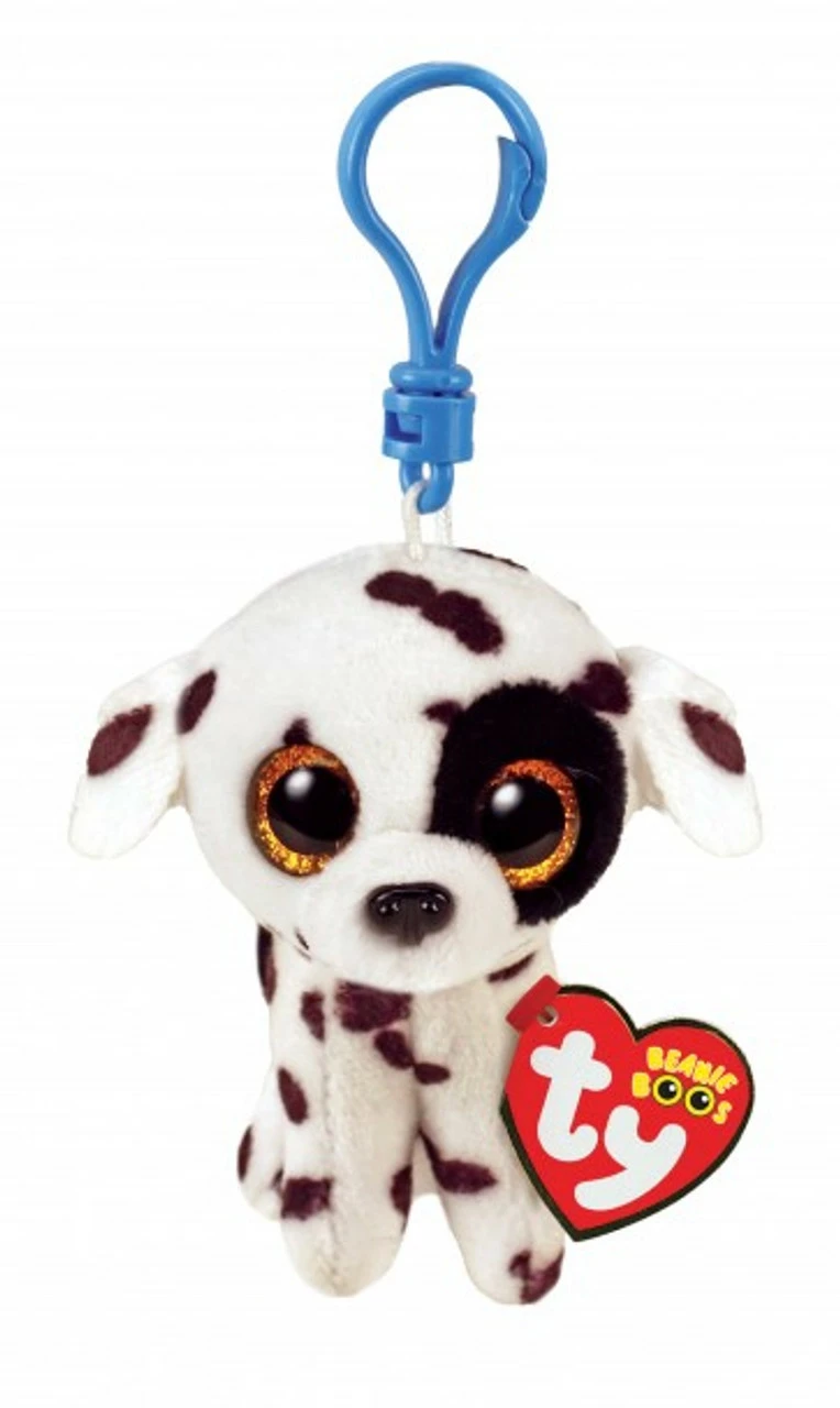 Beanie Boos Clips Luther The Spotted Dog 3 Beanie Boos Clips Luther The Spotted Dog