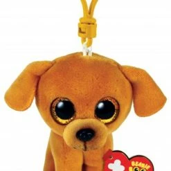 Beanie Boos Clips Zuzu Dog Tan