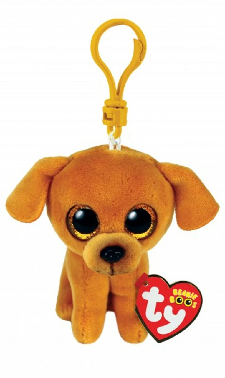 Beanie Boos Clips Zuzu Dog Tan 3 Beanie Boos Clips Zuzu Dog Tan