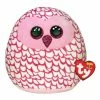 TY Squish A Boo Mini Pinky Owl 2 TY Squish A Boo Mini Pinky Owl -BEANIE BOOS Shop 22007693 1 41081.1668122863