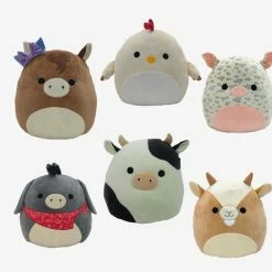 Squishmallows Official Kellytoy Plush Farm Squad 8-Inch