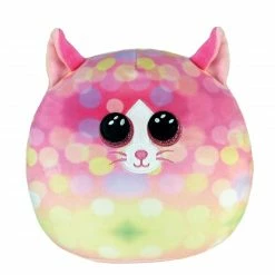 Squish A Boo 10" Sonny Cat Pink Pattern