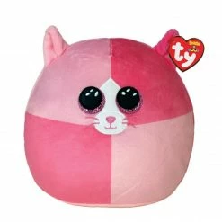 Squish A Boo 10" Scarlett Pink Cat