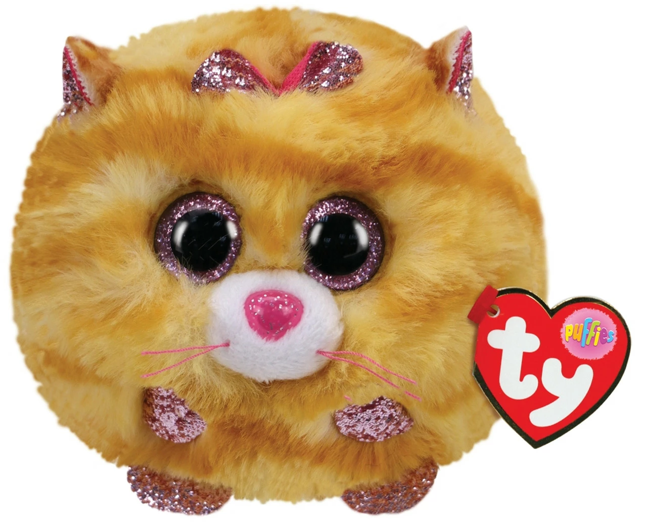 Ty Puffies Tabitha Yellow Cat 3 Ty Puffies Tabitha Yellow Cat