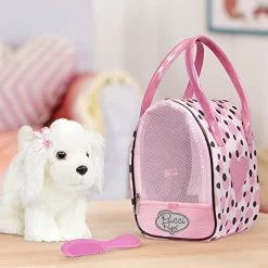 Pucci Pups Maltese Puppy With Pink Purse Covered In Polka Dots -BEANIE BOOS Shop 4 79761.1663876440