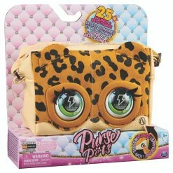 Purse Pets -BEANIE BOOS Shop 6060753 Leopard M01 GML Angle PKG 47316.1623311015