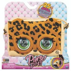 Purse Pets -BEANIE BOOS Shop 6060753 Leopard M01 GML Front PKG 59737.1623311015