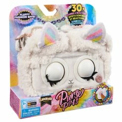 Purse Pets Fluffy 10 Purse Pets Fluffy -BEANIE BOOS Shop 6062238 778988375341 20133807 Fluffy Llama M01 GML Angle PKG 84717.1639974410
