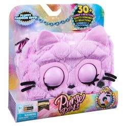 Purse Pets Fluffy 12 Purse Pets Fluffy -BEANIE BOOS Shop 6062238 778988375365 20133809 Fluffy Kitty M01 GML Angle PKG 89047.1639974411