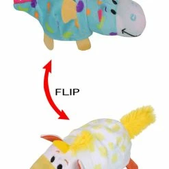 Flip A Zoo 5 Inch Plush Popcorn Unicorn / Jellybean Dragon