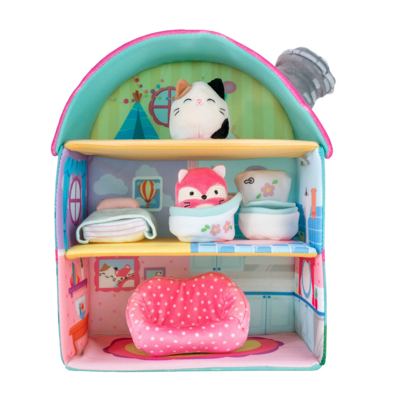 Squishmallows Squishville House Large Soft Playset 3 Squishmallows Squishville House Large Soft Playset