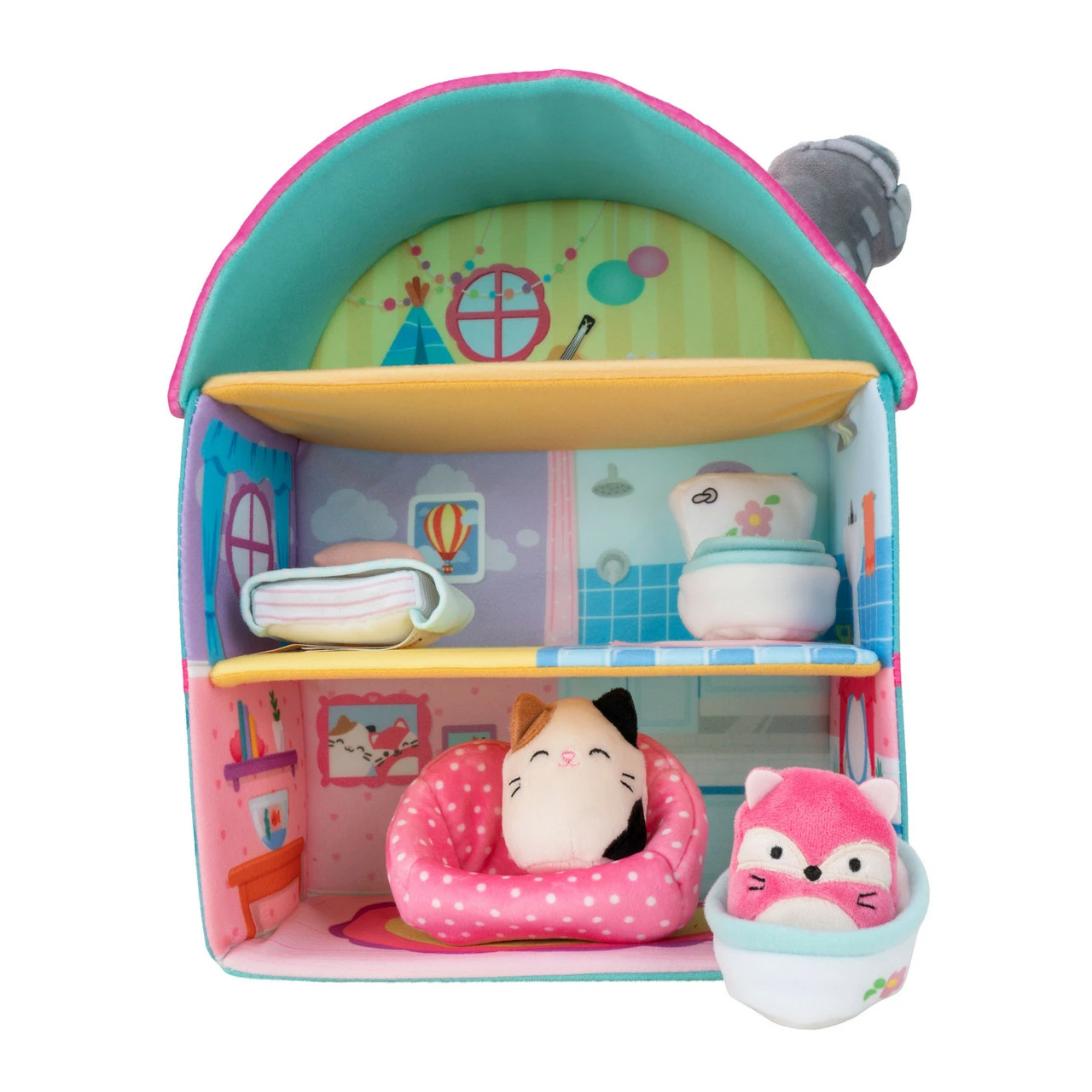Squishmallows Squishville House Large Soft Playset 4 Squishmallows Squishville House Large Soft Playset - Image 2