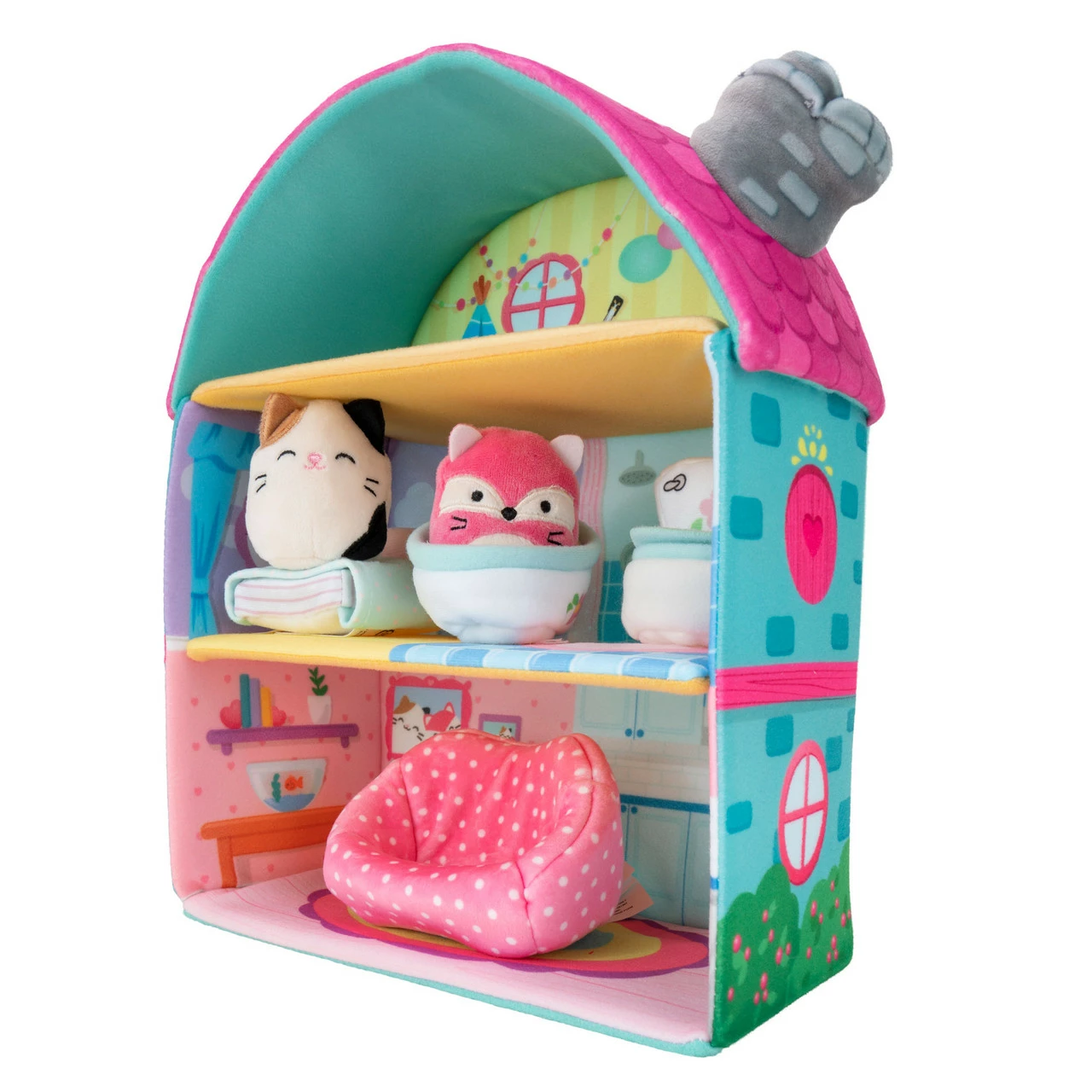 Squishmallows Squishville House Large Soft Playset 6 Squishmallows Squishville House Large Soft Playset - Image 4