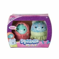 Squishmallows Squishville - Mini Plush 2 Pack -BEANIE BOOS Shop Mini Plush SQM0091 Squishville Mini Squishmallow 2Pk Miles Lindsay Front IP Web 1024x1024 720x 52837.1635378644